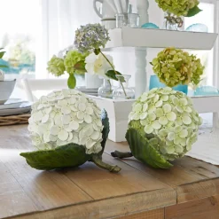 Dekoblume 2er Set Hortensie