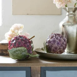 Dekoblume 2er Set Hortensie