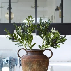 Deko-Olivenzweig 2er Set Olives