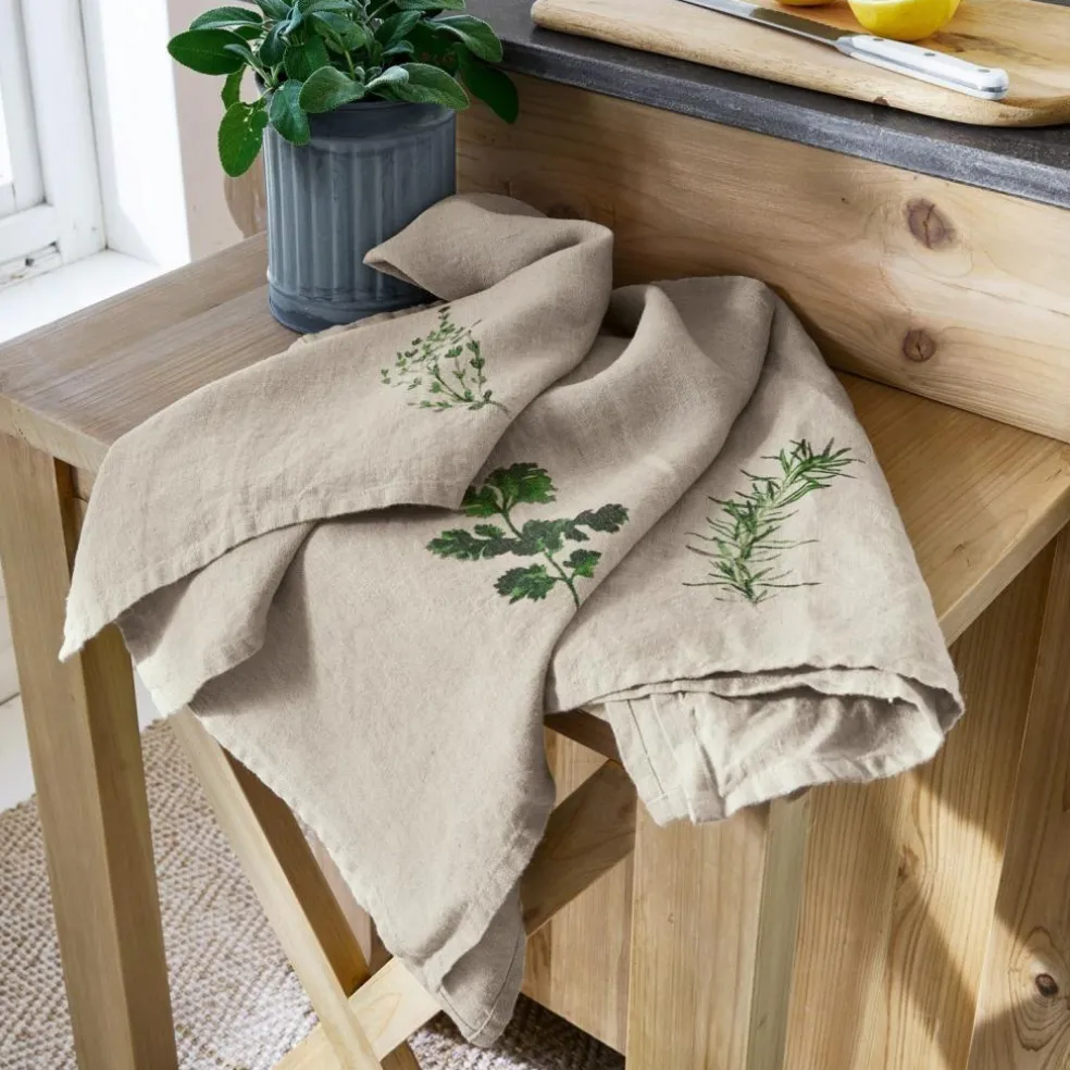 Geschirrtuch 3er Set Herbal Gardens