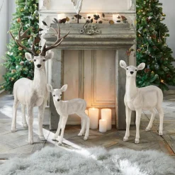 Hirsch mit Reh und Kitz Olsen