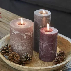 Kerze 3er Set Pretin