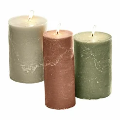 Kerze 3er Set Salis