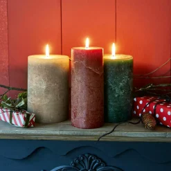 Kerze 3er Set Salis