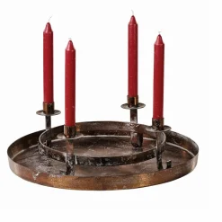 Kerzenkranz mit Tablett Ivremont