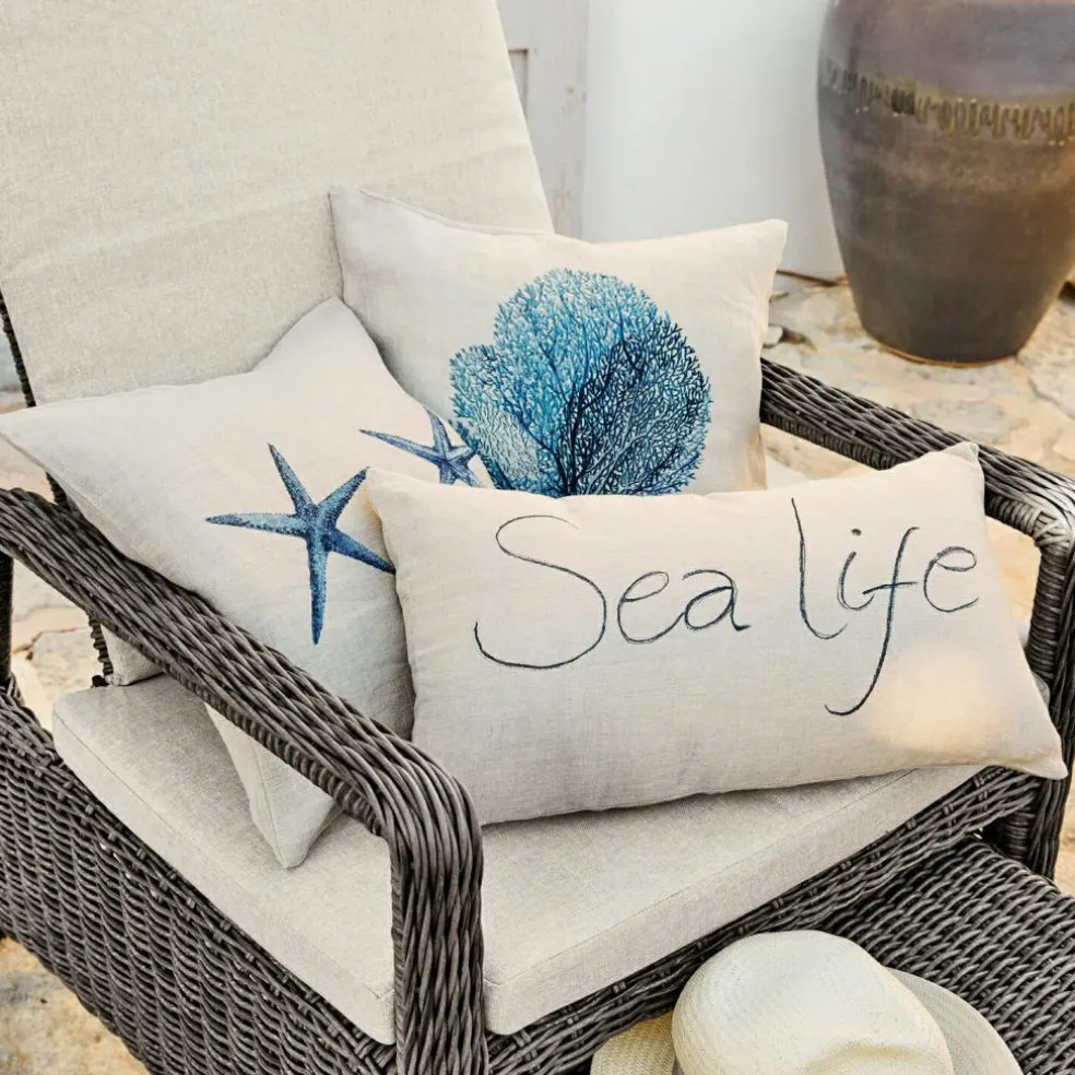 Kissenhülle 3er Set Sea life