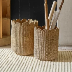 Korb 2er Set Velourette