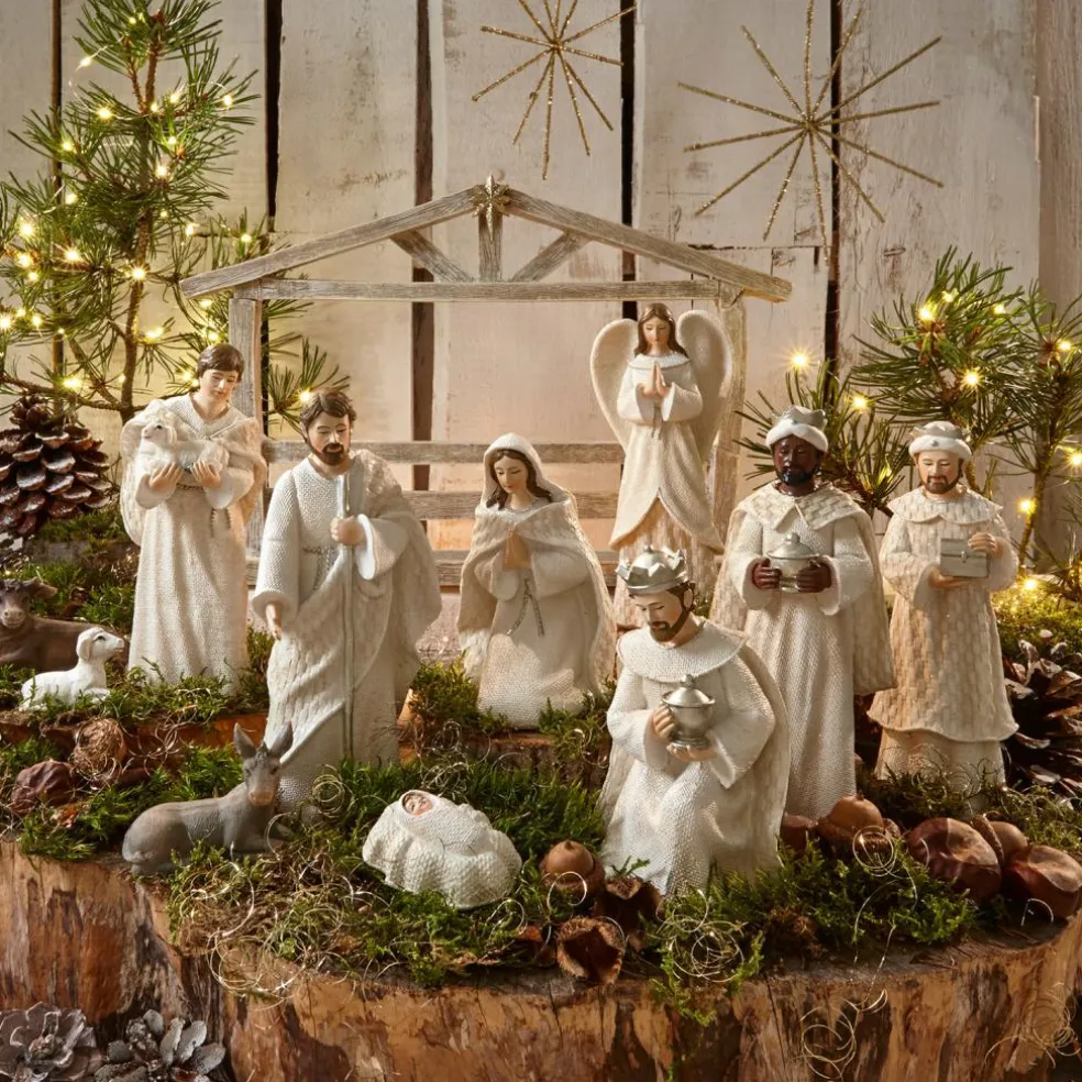 Krippenfiguren 12er Set Santo