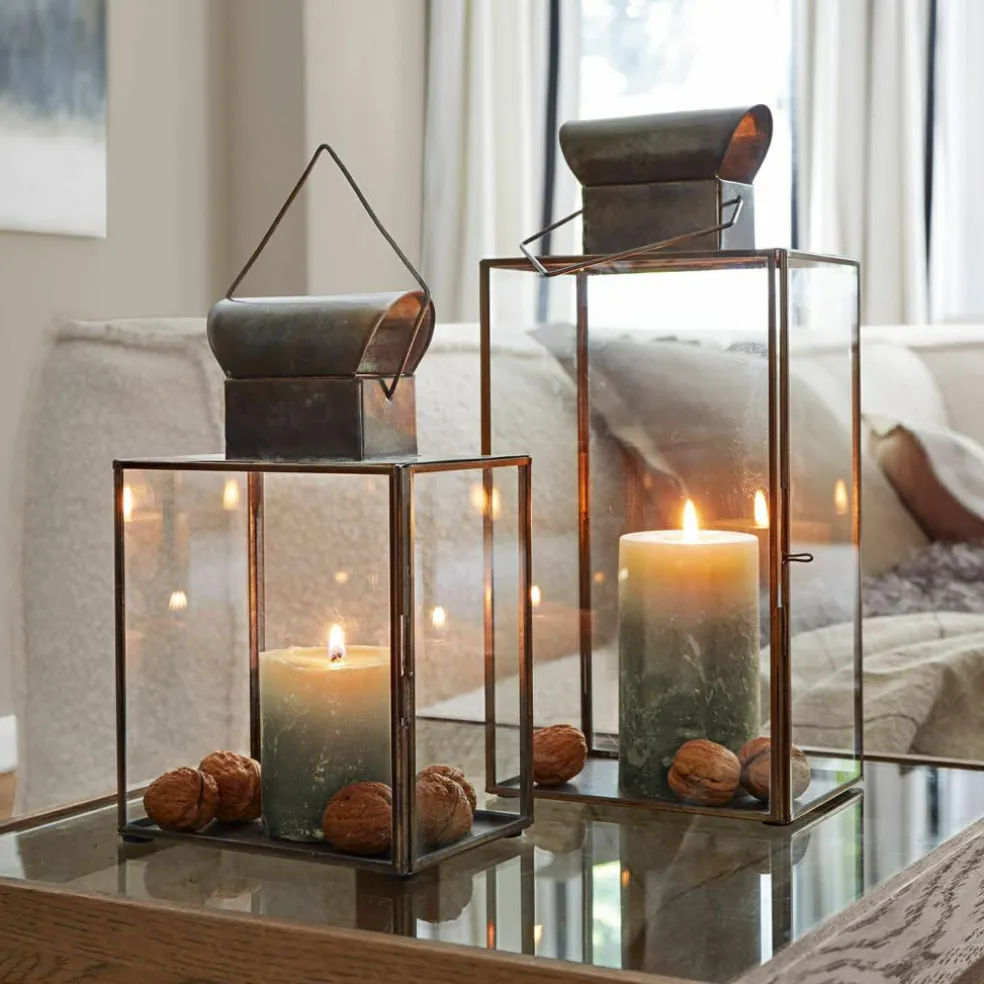 Laterne 2er Set Pluton