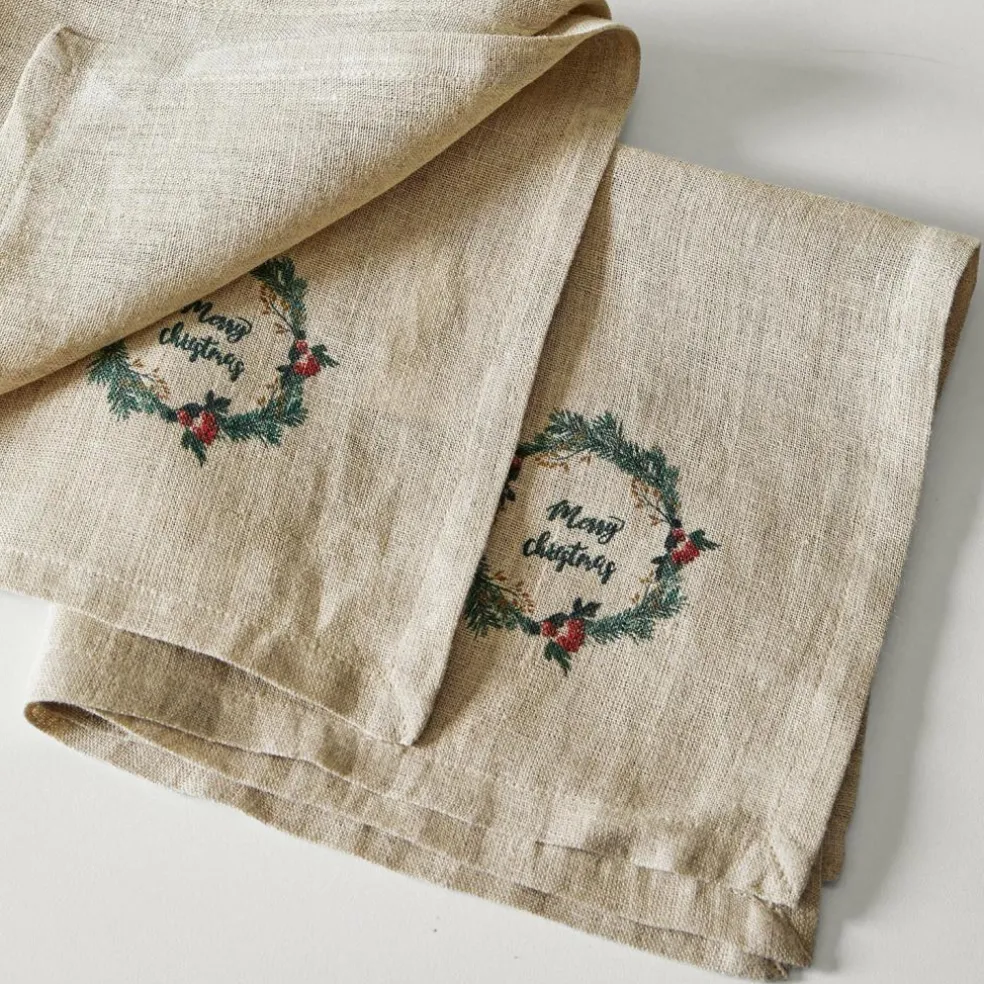 Serviette 2er Set Halofay