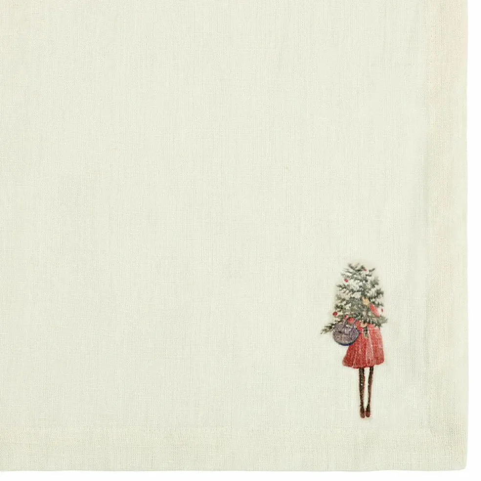 Serviette 4er Set Merry & Bright