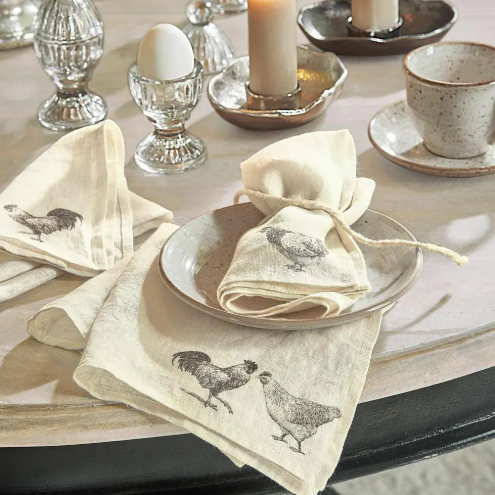 Serviette 4er Set Walorine