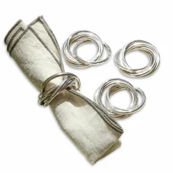 Serviettenring 4er Set Limche