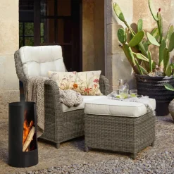 Sessel mit Hocker Bromyard