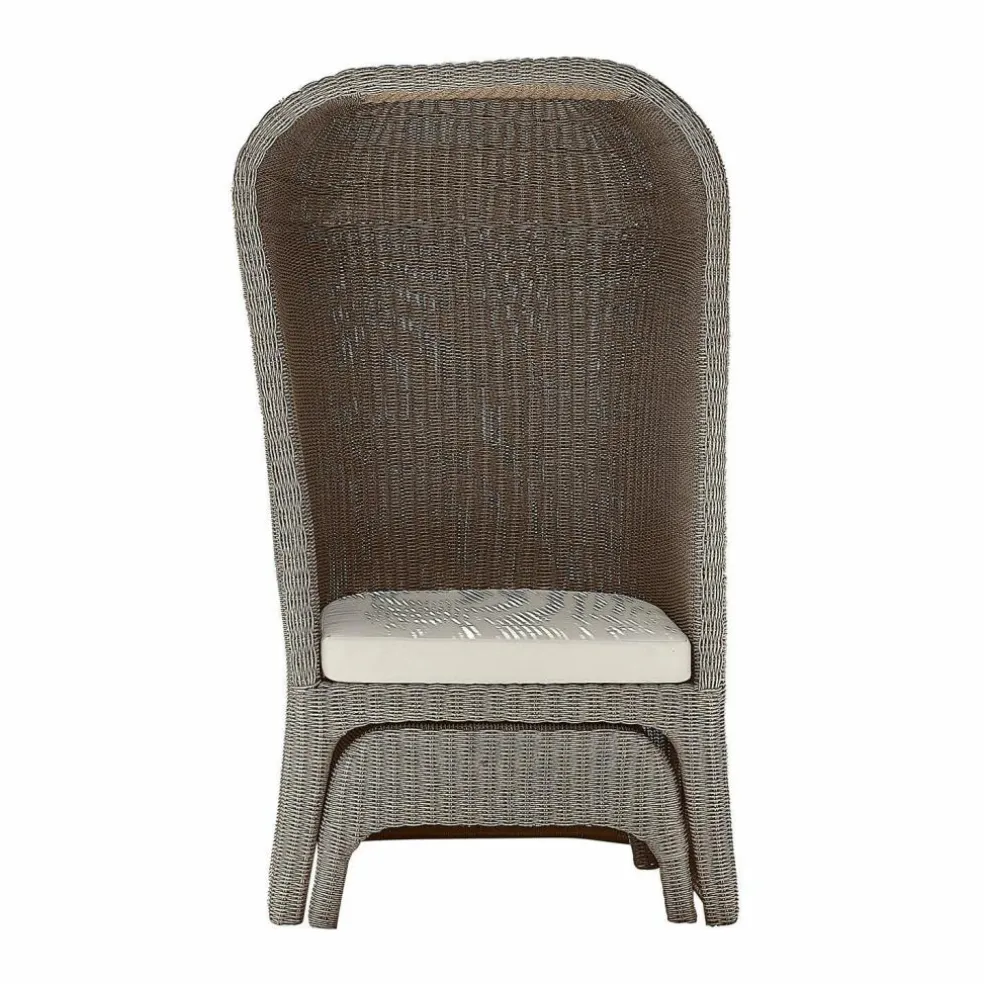 Strandkorb mit Hocker Sanivane