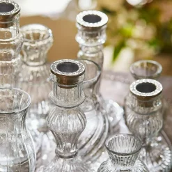 Tablett mit Kerzenständer und Vase Hilevor