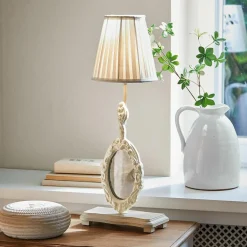 Tischlampe mit Spiegel Brannach