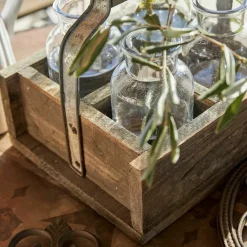 Vase 4er Set mit Korb Reverie