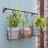 Wandregal mit Pflanzkörben Hemente