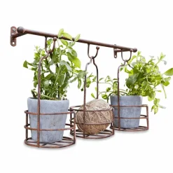 Wandregal mit Pflanzkörben Hemente
