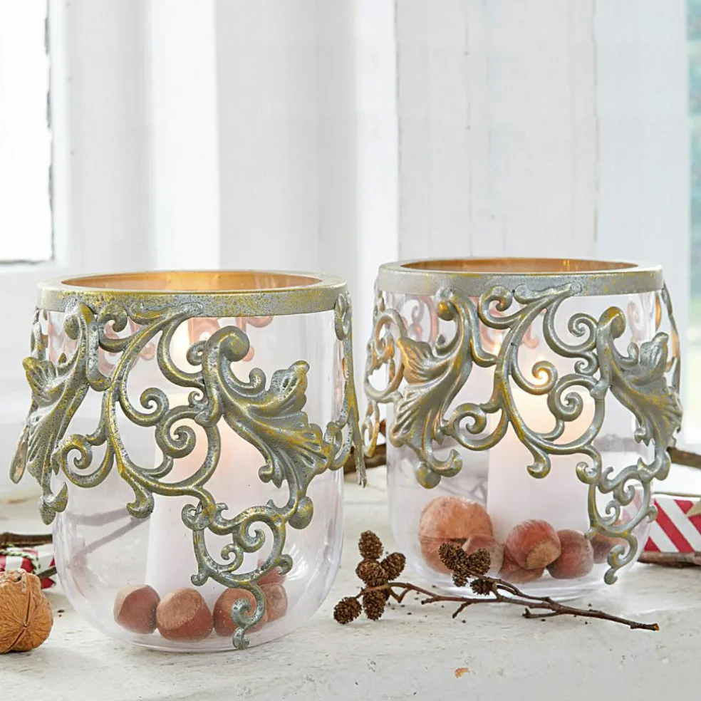 Windlicht 2er Set Sundini