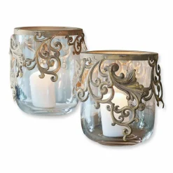 Windlicht 2er Set Sundini